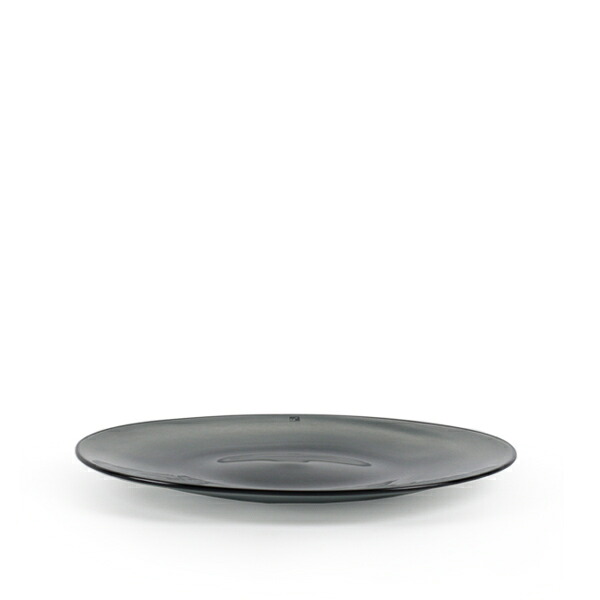 【特別クーポン配布】fresco kasumi Plate ( M / gray ) iess【フレスコ カスミ プレート 辻野剛 大阪 吹きガラス グレー】｜esprit lifestyle store