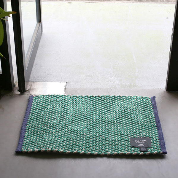 【楽天市場】HAY Door Mat Light Green 541070【ヘイ ドアマット 玄関 テラス 絨毯 ツートン 北欧 デンマーク