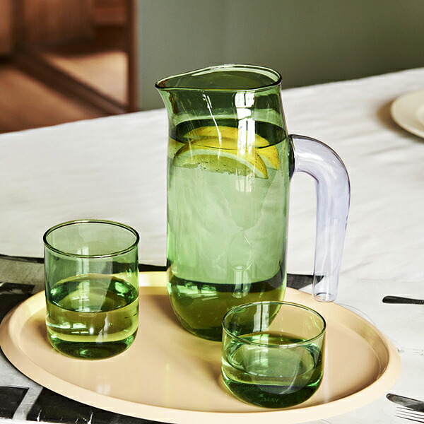 正規取扱店 HAY JUG L (Green) 506614【正規品 ヘイ ジャグ JUG 水差し ホウケイ酸ガラス 北欧 デンマーク 雑貨 Jochen Holz ヨッヘン・ホルツ】｜esprit lifestyle store