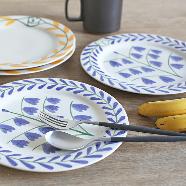 【制限事項引き換え証離れ離れ中】置き目取りまわし店 HAY La Pittura Plate Φ24 Bluebells iess【置き目品 ヘイ どんぶり鉢 ラ・ピットゥーラ ゴールデン岩礁 せっ器 エマ・電話を掛けるマン 北欧 デンマーク王国 雑貨 差し上げ物 儀式用 】