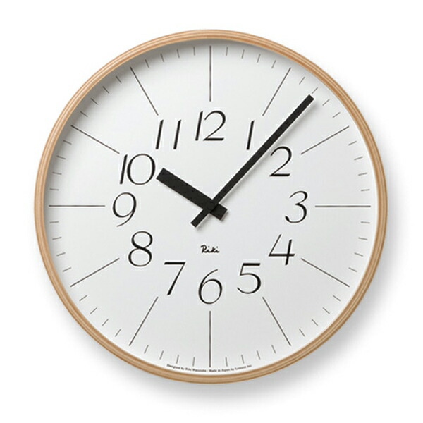 楽天市場】【L】 RIKI Clock (細字) / リキクロック Lサイズ