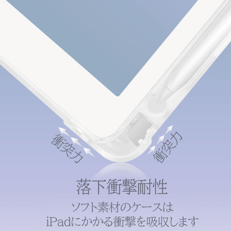 かわいいグラデーションカラー2020新型iPadAir第4世代ケース10.9インチ10.2インチiPadケース第8世代10.2インチipadケース第7世代iPad2019スマートカバーオートスリープスタンド三つ折り保護カバー軽量ipadAir4クリアカバーアイパッドケース