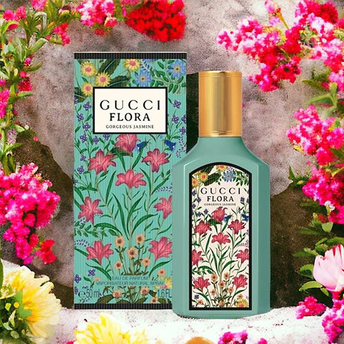 ✨限定品✨️ GUCCI フローラ　ミラー　水色　マーモント　レディース 限定香水(レディース)】フローラ バイ グッチ ガーデン