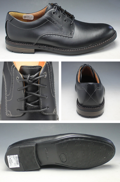 clarks unelott plain black