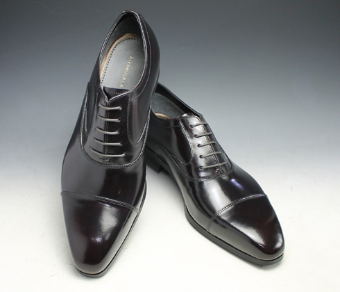 楽天市場 ナカノヒロミチ ストレートチップ ビジネス ドレス Hn478h バーガンディ 3e メンズ 靴 神戸の紳士靴専門店moda