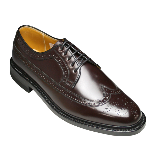 moda: 2589 (EC size) business shoes wing tip string (brown) / men shoes ...