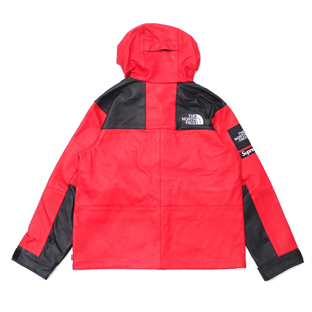 supreme x the north face leather mountain parka