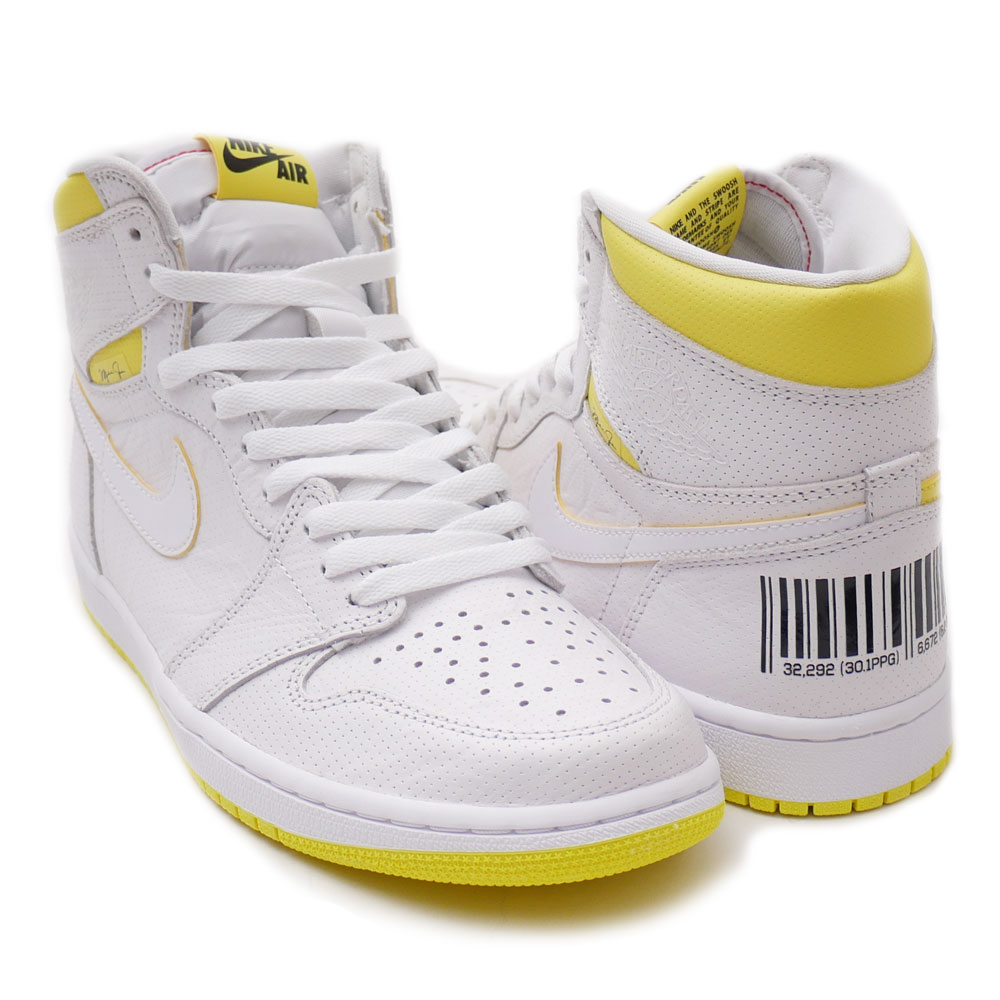 air jordan 1 retro yellow black white