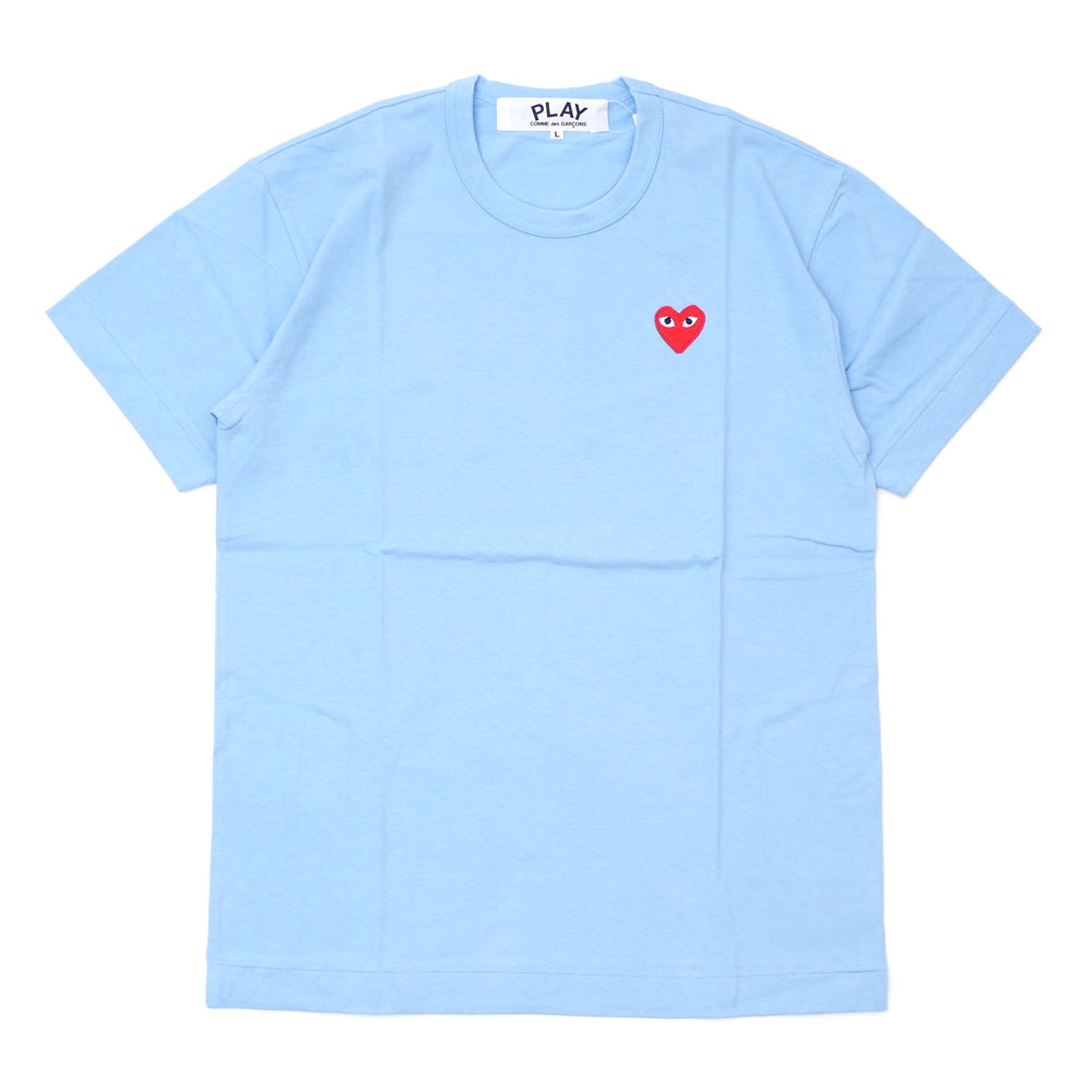 blue comme des garcons shirt