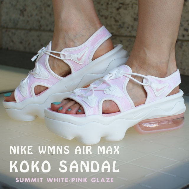 楽天市場 あす楽対応 新品 ナイキ Nike Wmns Air Max Koko Sandal エアマックス ココ サンダル Summit White Pink Glaze Ci8798 101 メンズ レディース 39ショップ ｅｓｓｅｎｓｅ
