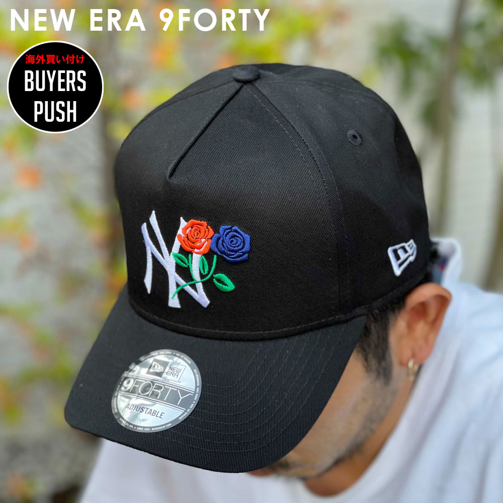 入手困難】NEW ERA ニューヨーク ヤンキース 9forty ローズ刺繍-