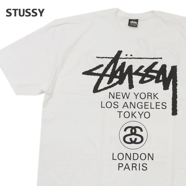 楽天市場】【本物・正規品】 新品 ステューシー STUSSY WORLD TOUR TEE