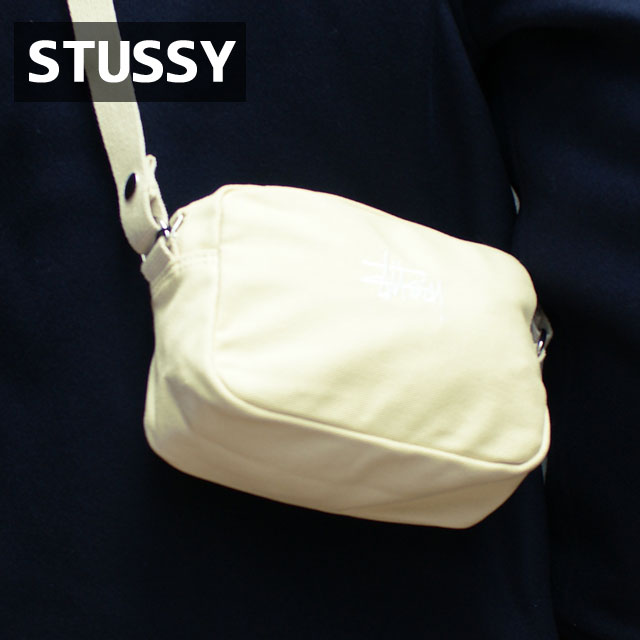 STUSSY CANVAS SIDE POUCH バッグ　ステューシー Canvas Pouch – Black | Accessories | Stüssy