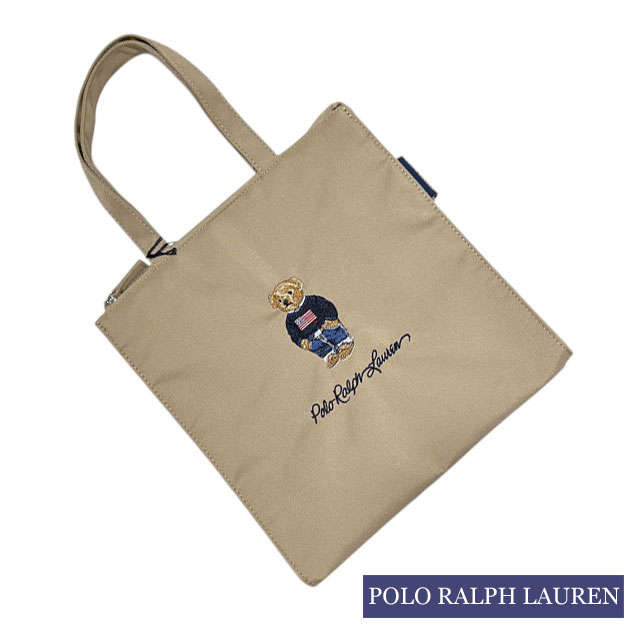 ラルフローレン☆ポロベアCOTTON CANVAS TOTE BAG☆新作☆ Polo Bear Cotton Canvas Tote