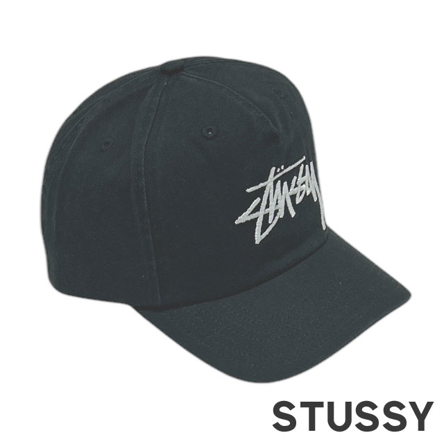 Stussy Basic New Era 9Twenty Cap Black ステューシー キャップ New Era 9TWENTY Basic Strapback – Black | Headwear | Stüssy
