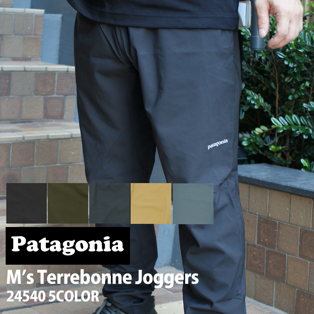 パタゴニアテルボンヌジョガーズ M ブラック BLACK メンズテルボンヌジョガーズ(BLK ブラック) patagonia