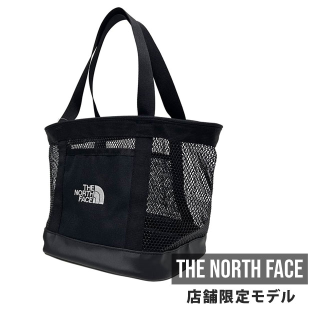 【新品同様】THE NORTH FACE メッシュトートバッグ ブラック THE NORTH FACE トートバッグ 「THE FACE/ザノースフェイス
