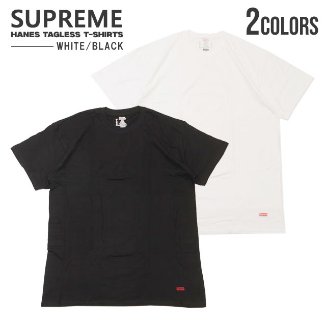 新品Supreme×ヘインズ　インナーは遊び心あふれる骨柄デザインで　コラボ限定 tangless-tees-wht.jpg