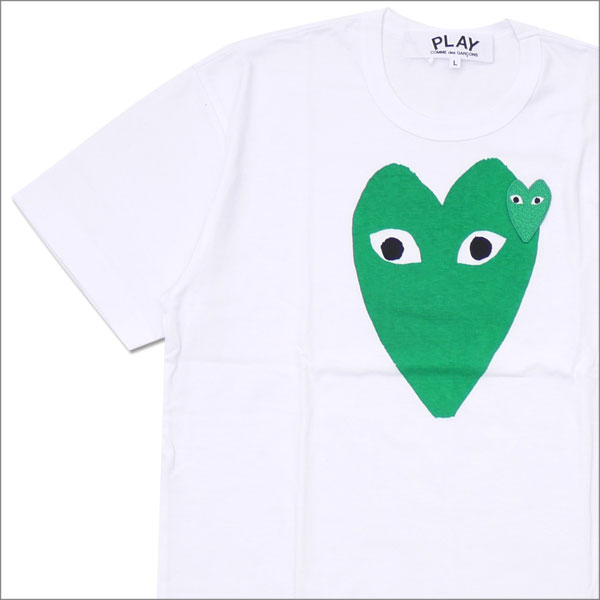PLAY COMME des GARCONS プレイコムデギャルソン 日本製 13AW 不思議の国のアリスTシャツ AL-T001 L ホワイト 半袖 ハート Filip Pagowski PLAY COMME des GARCONS プレイコムデギャルソン 日本製 13AW
