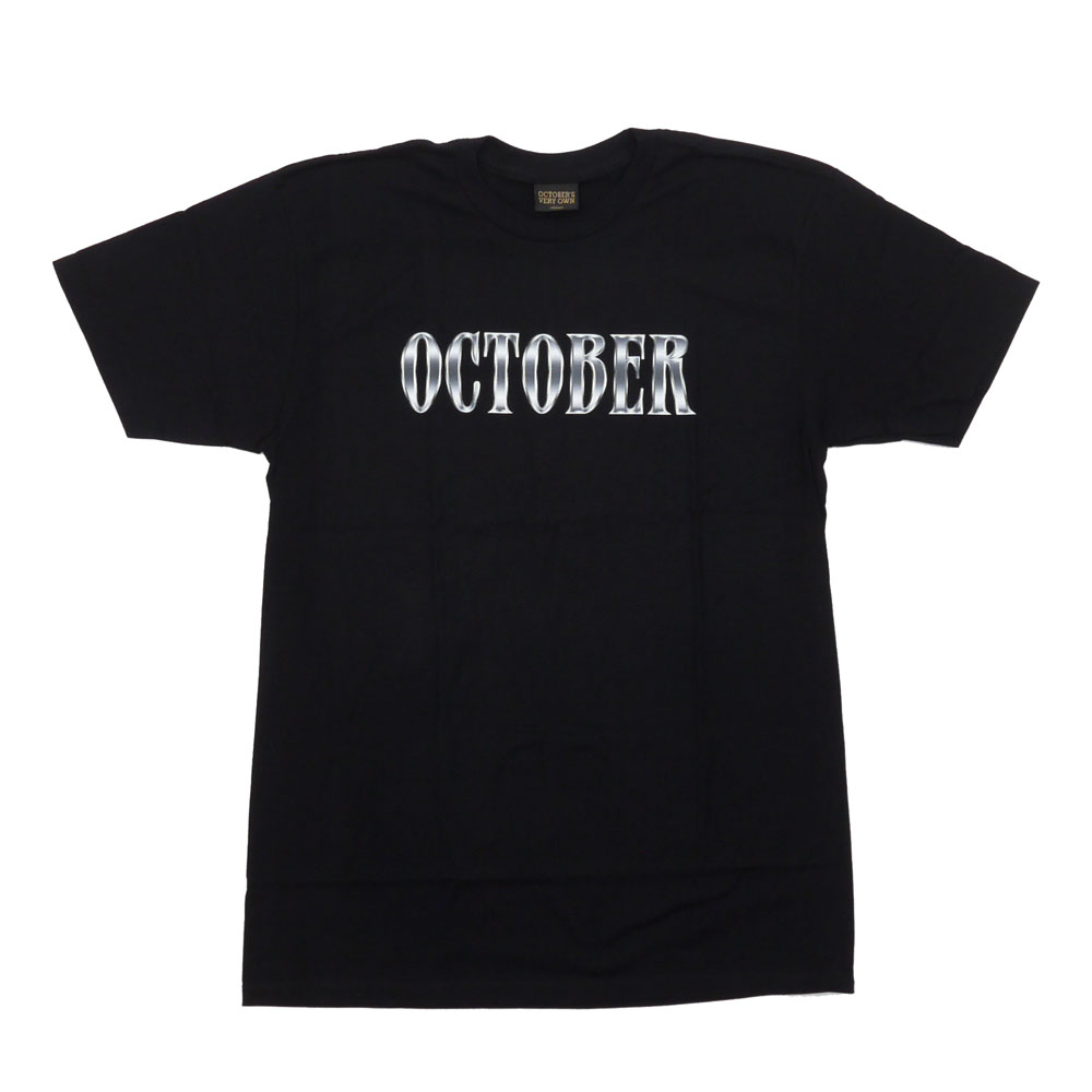 超美品 Octobers Very Own オクトーバーズベリーオウン Chrome October S S Tee Tシャツ Black 値引きする Ledefiscad Com