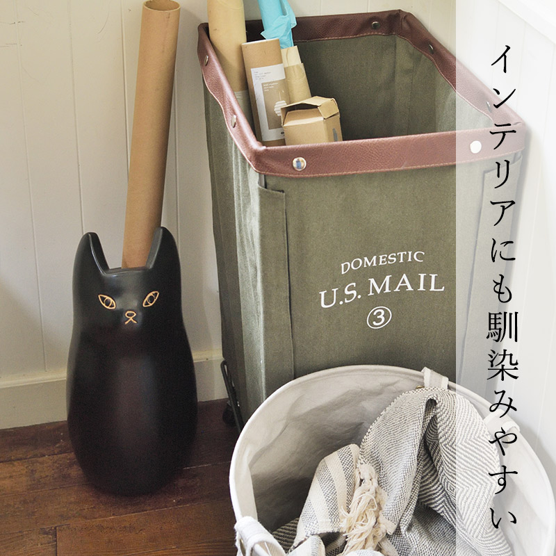 猫 傘立て おしゃれ かわいい ねこ アンブレラスタンド インテリア グッズ シンプル ネコ ブラウン ブラック ホワイト 一人暮らし 北欧テイスト 大 引っ越し 新生活 新築 沖縄 送料無料 遊びゴコロ 陶器 陶器製 陶製 離島は除く 22年最新海外 陶器