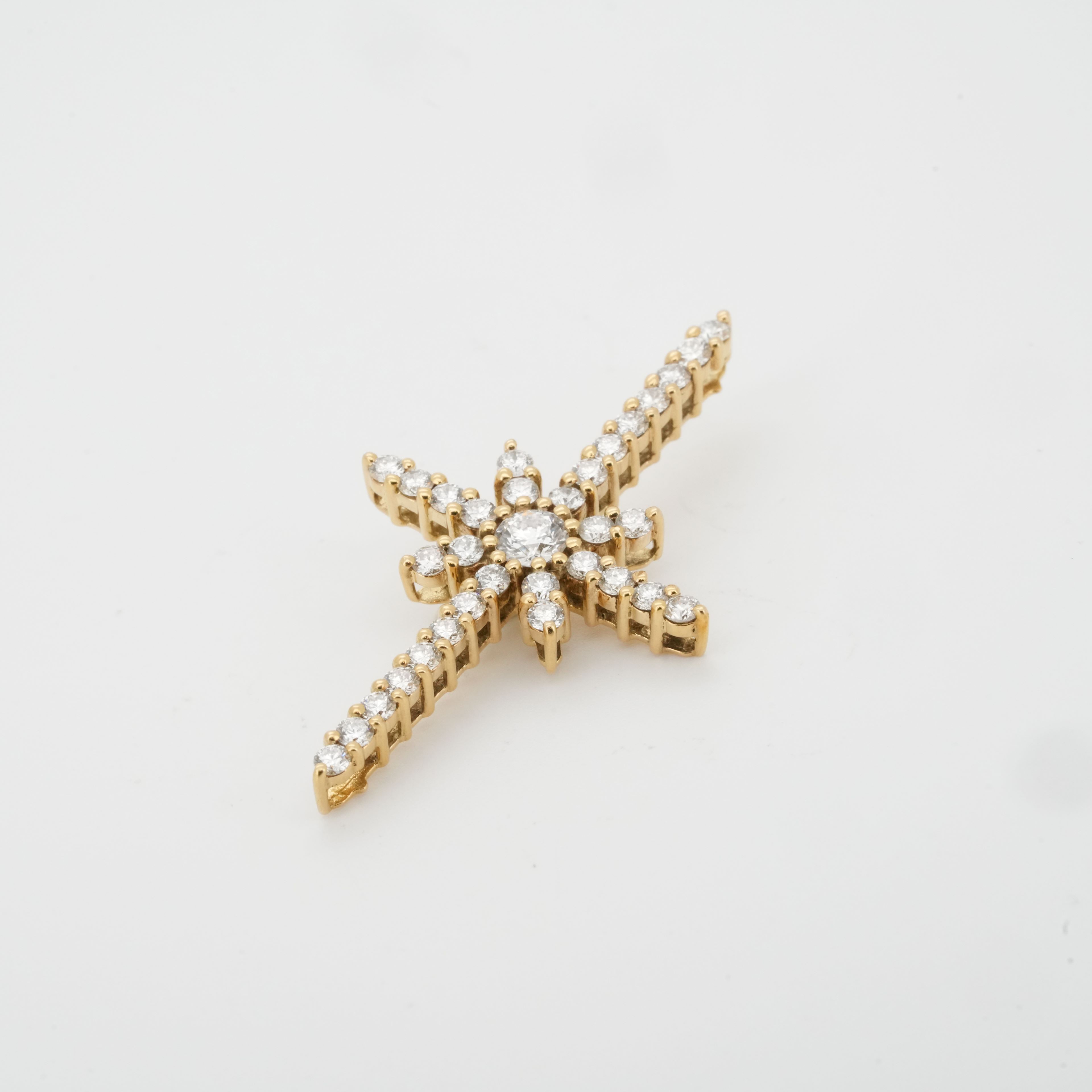 アイファニー　ダイヤモンドスマイル EYEFUNNY アイファニー 販売証明書付属 K18YG ダイヤモンド