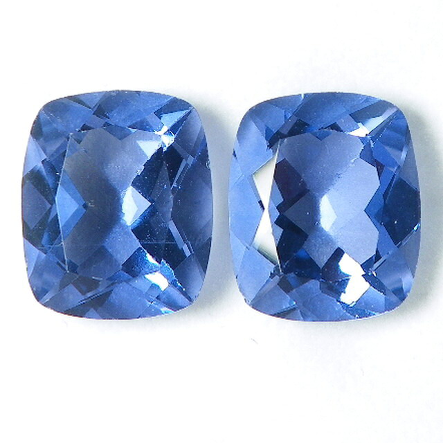 カラーチェンジ　フローライト　ペアルース　12.64ct