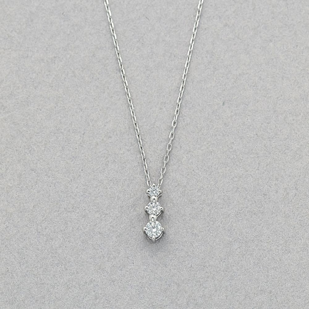 楽天市場】ネックレス レディース ダイヤモンド プラチナ ハート