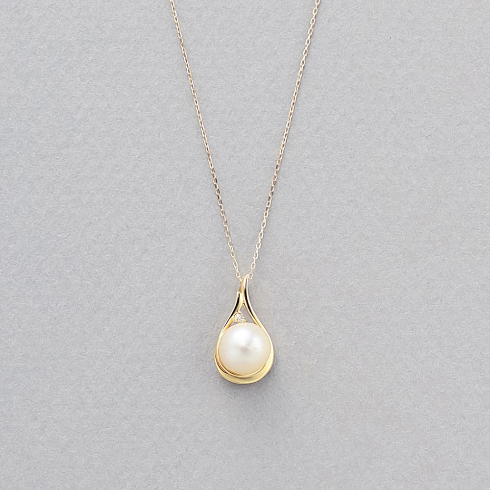 K10 イエローゴールド ガーネット イチゴ ネックレス ブルーム BLOOM 1月誕生石 ガーネット K10 イエローゴールド イチゴ