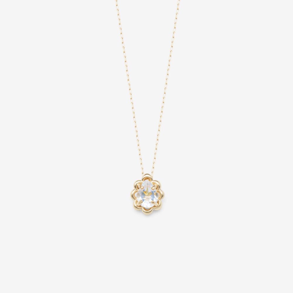【 WEB限定 】 ネックレス レディース ローズクォーツ K10 イエローゴールド 10k 10金 【 ESTELLE エステール 】 母の日 プレゼント 贈り物 ギフト 20代 30代 40代 50代 60代 ジュエリー