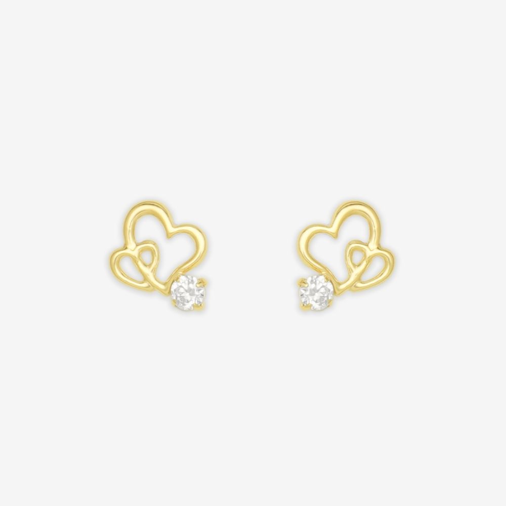 【5%OFFクーポン! 4/18 0:00-4/21 9:59迄】 ピアス レディース キュービックジルコニア K10 イエローゴールド 10k 10金 【 ESTELLE エステール 】 母の日 プレゼント 贈り物 ギフト 20代 30代 40代 50代 60代 ジュエリー