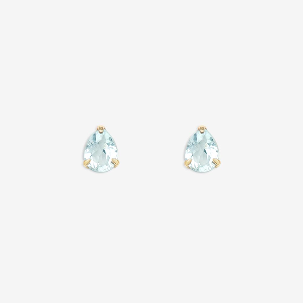 【 ESTELLE エステール 】 WEB限定 ピアス レディース アクアマリン K10 イエローゴールド 10k 10金 ドロップ しずく 3月誕生石 0222-9754-0019 プレゼント 贈り物 ギフト 20代 30代 40代 50代 60代 ジュエリー｜ESTELLE JEWEL GARDEN 店