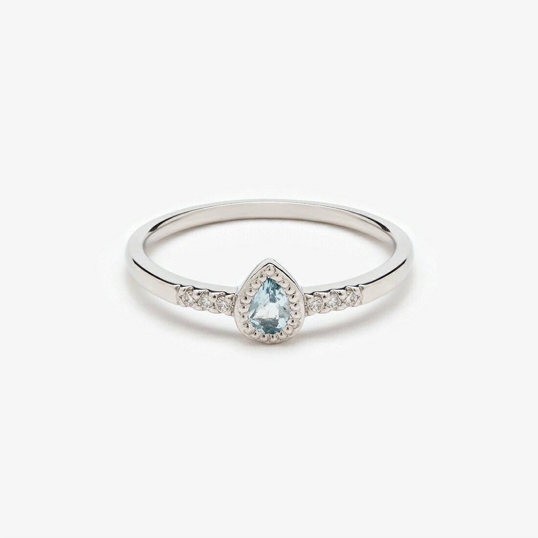 【 Colors Collection 】 【 ESTELLE エステール 】 リング 指輪 レディース アクアマリン プラチナ 3月誕生石 0166-1229-0047 母の日 プレゼント 贈り物 ギフト 20代 30代 40代 50代 60代 ジュエリー