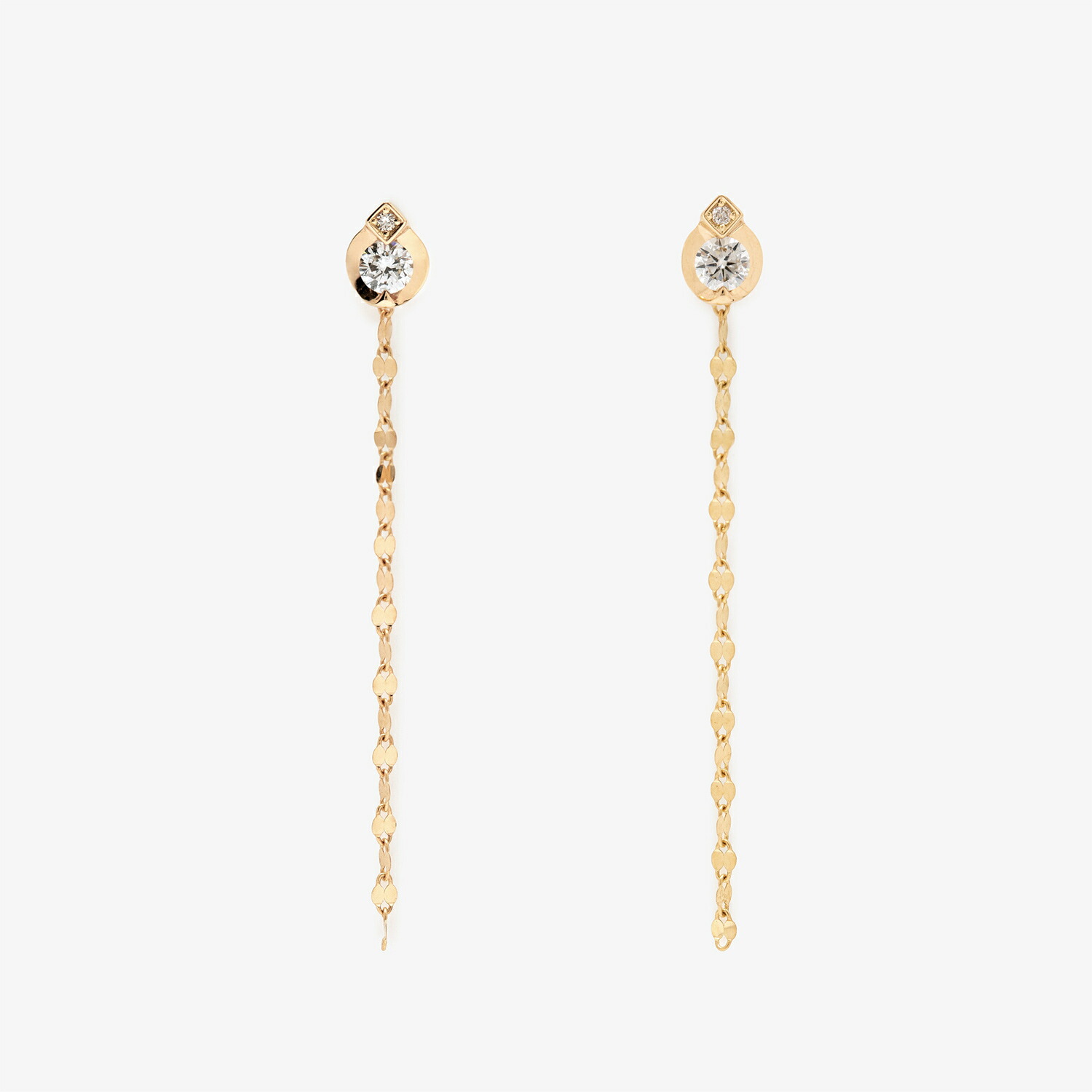 【 ESTELLE エステール 】 ピアス レディース ダイヤモンド K18 イエローゴールド 18k 18金 4月誕生石 0212-1957-0022 プレゼント 贈り物 ギフト 20代 30代 40代 50代 60代 ジュエリー｜ESTELLE JEWEL GARDEN 店