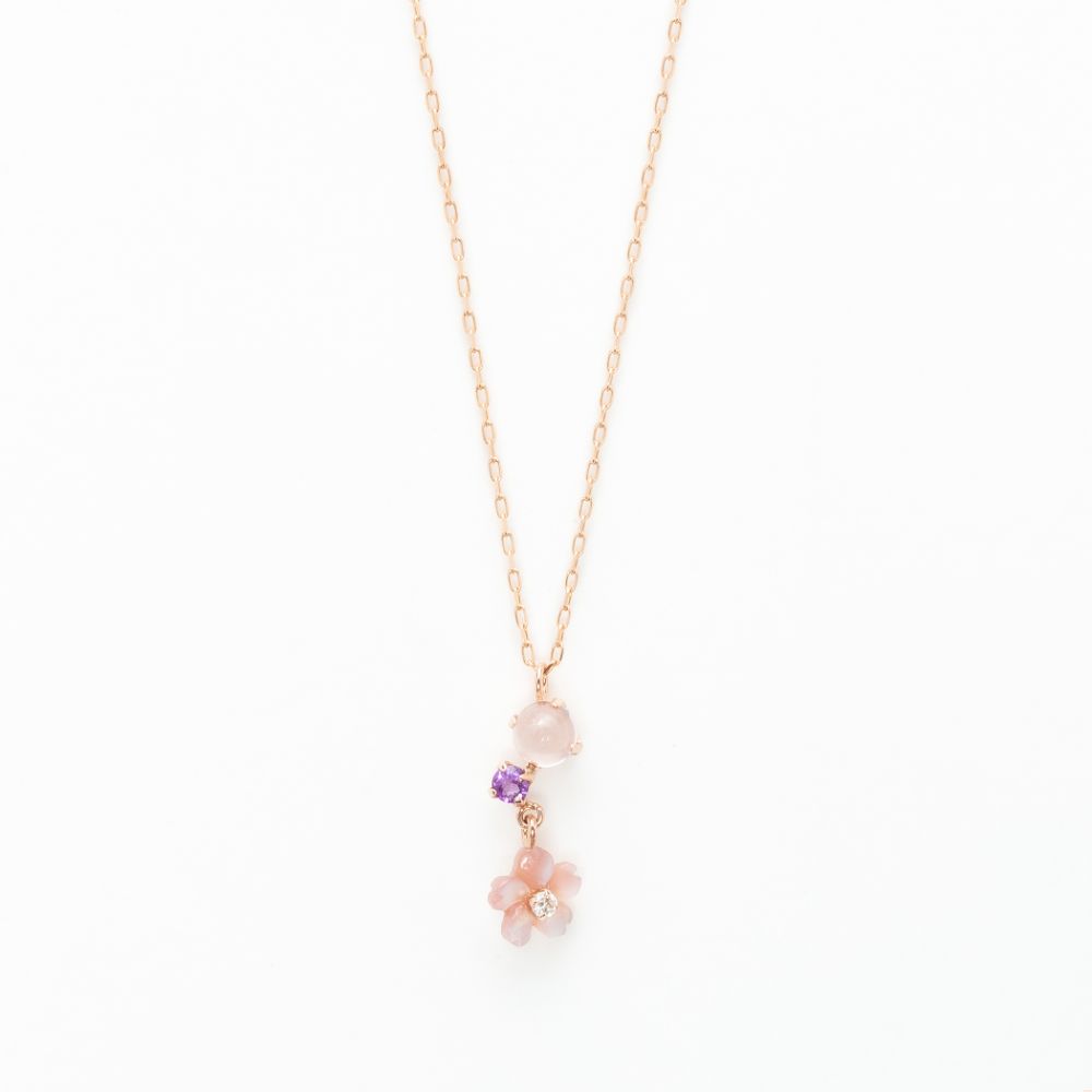 楽天市場】ネックレス レディース エメラルド スズラン 5月誕生