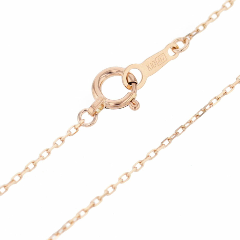 【5％OFFクーポン! 4/18 0:00-4/21 9:59迄】 ネックレスチェーン レディース K10 ピンクゴールド 10k 10金 40cm チェーンのみ 【 BLOOM ブルーム 】 母の日 プレゼント 贈り物 ギフト 20代 30代 40代 50代 60代 ジュエリー