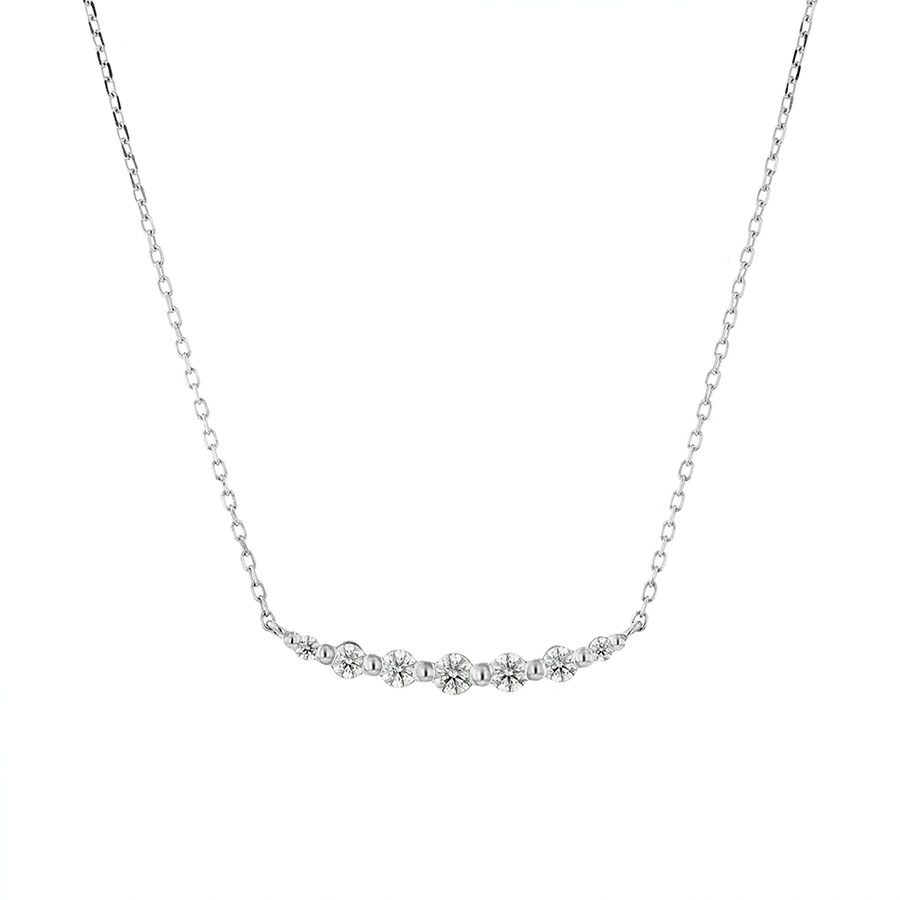 BLOOM プラチナ ダイヤモンド 馬蹄 ネックレス GLOW】プラチナ ダイヤモンド 馬蹄 ネックレス（0442-9150-0016