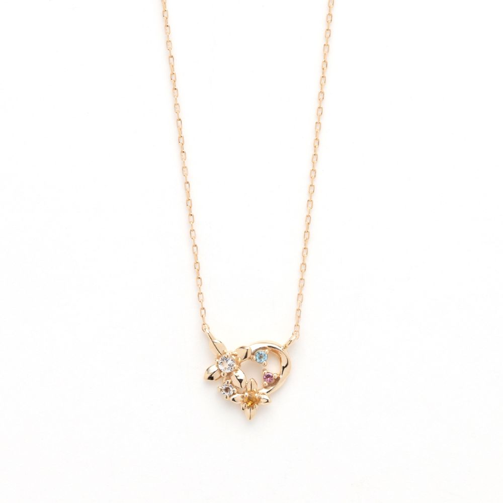 BLOOM ネックレス K10PG エメラルド 花 モチーフ スズラン 0452-6574-0019_00_2.jpg
