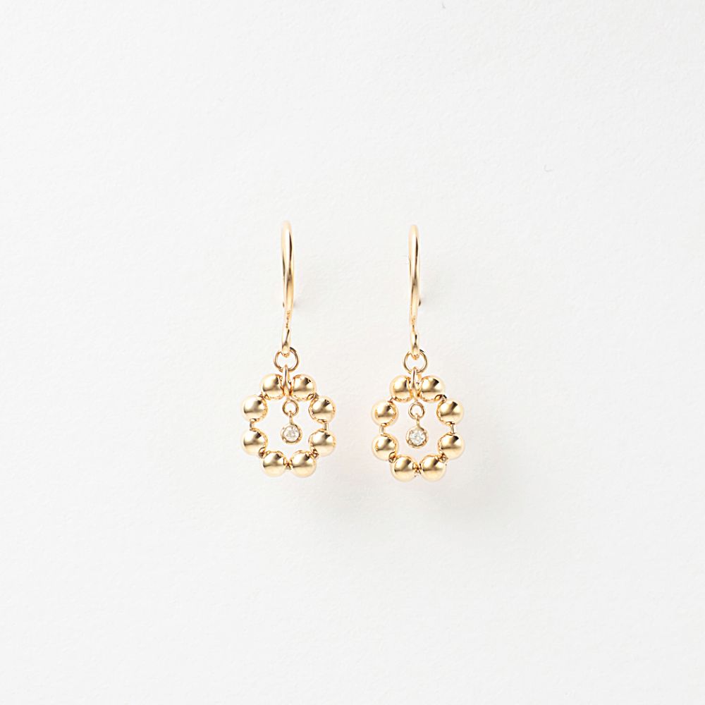 【数量限定SALE 30％OFF】 【 WEB限定 】 ピアス レディース ダイヤモンド K10 イエローゴールド 10k 10金 【 ESTELLE エステール 】 プレゼント 贈り物 ギフト 20代 30代 40代 50代 60代 ジュエリー