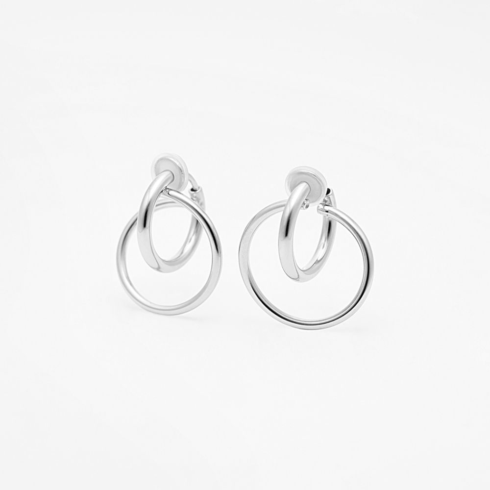 【数量限定SALE 50％OFF】 【 WEB限定 】 イヤリング レディース シルバー プラチナメッキ 【 BLOOM ブルーム 】 プレゼント 贈り物 ギフト 20代 30代 40代 50代 60代 ジュエリー
