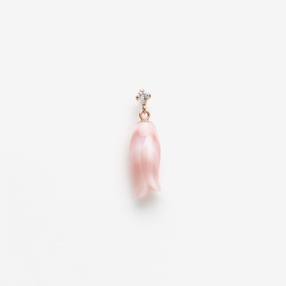 【最大3,000円OFFクーポン有！7/25 0:00-7/26 1:59迄】 ピアス 片耳用 レディース ピンク蝶貝 K10 ピンクゴールド 10k 10金 フラワー 【 BLOOM ブルーム 】 プレゼント 贈り物 ギフト 20代 30代 40代 50代 60代 ジュエリー｜BLOOM ONLINE STORE 店