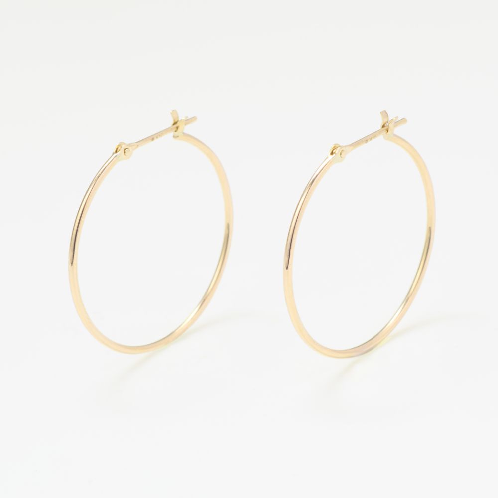 楽天市場】ピアス レディース K10 イエローゴールド 10k 10金 フープ