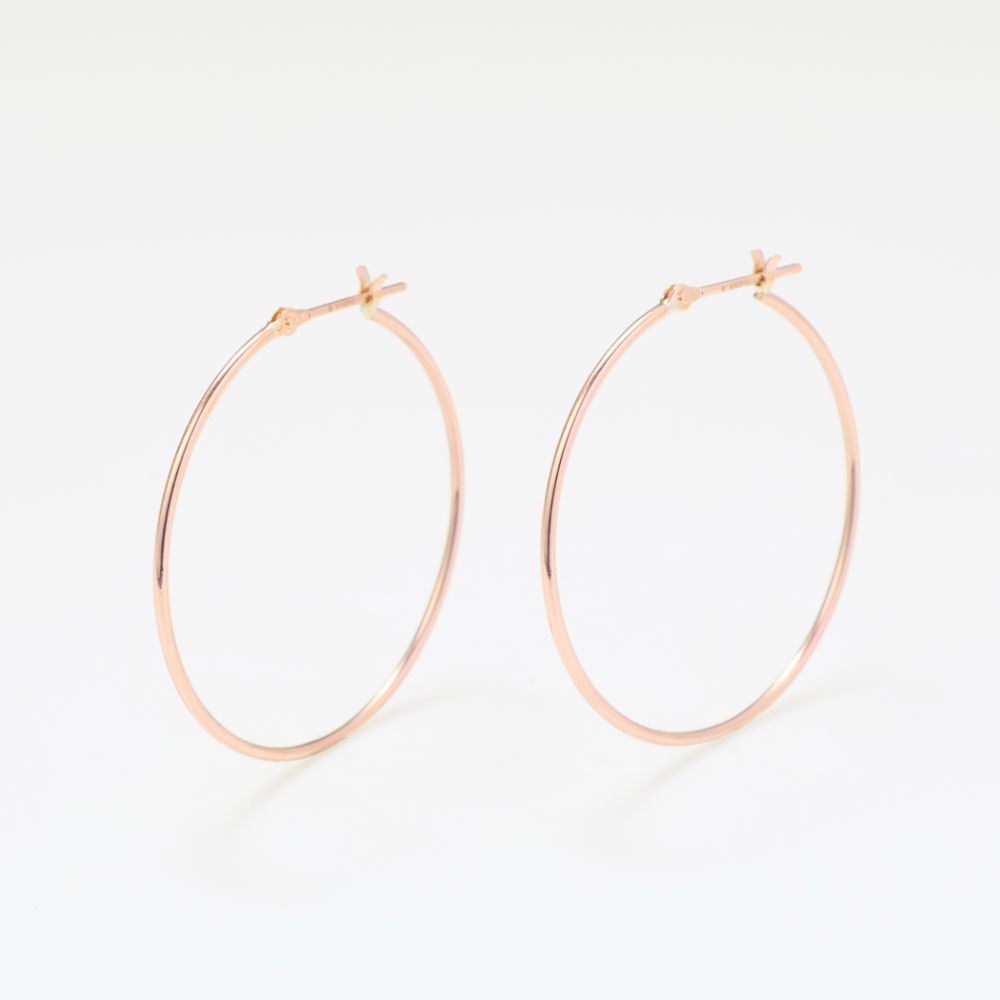 【5％OFFクーポン! 4/18 0:00-4/21 9:59迄】 ピアス レディース K10 ピンクゴールド 10k 10金 フープピアス【 ESTELLE エステール 】 母の日 プレゼント 贈り物 ギフト 20代 30代 40代 50代 60代 ジュエリー