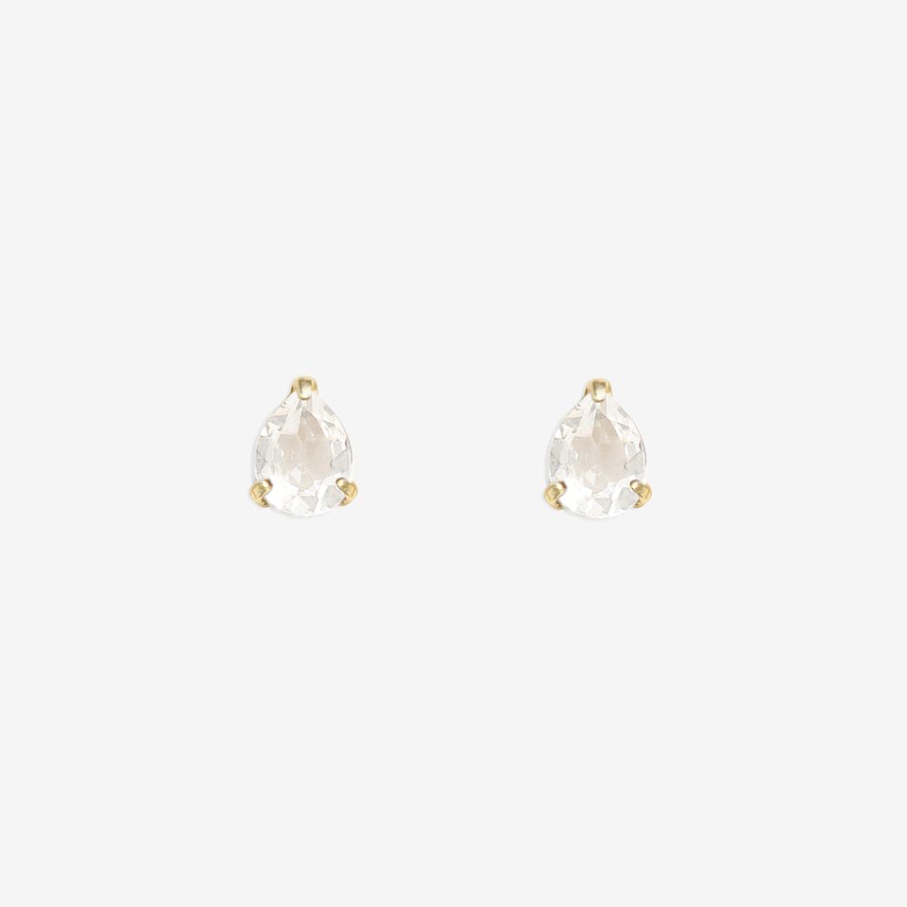 【 ESTELLE エステール 】 WEB限定 ピアス レディース クォーツ 水晶 K10 イエローゴールド 10k 10金 ドロップ しずく 0222-9755-0019 プレゼント 贈り物 ギフト 20代 30代 40代 50代 60代 ジュエリー｜BLOOM ONLINE STORE 店