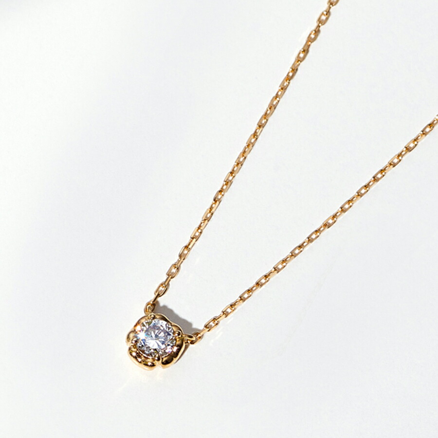 楽天市場】【WEB限定商品】 ネックレス レディース ダイヤモンド K18 ...