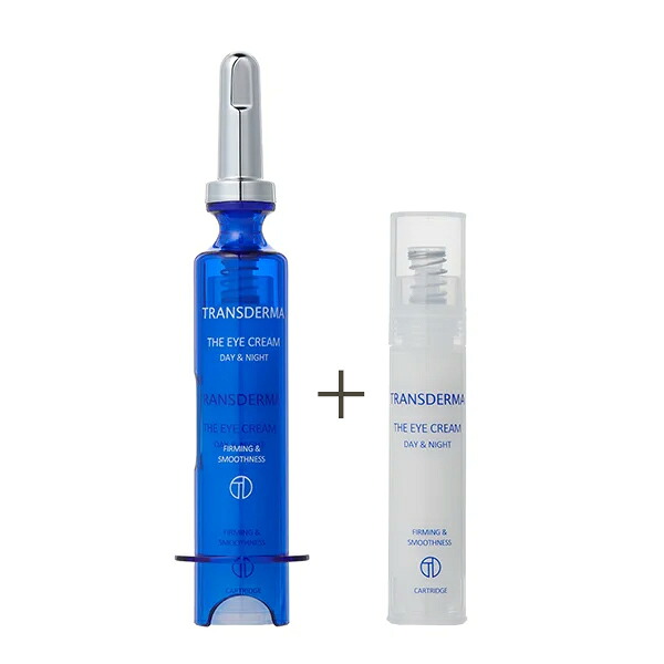 NEW【リニューアル】トランスダーマ ジ アイクリーム + カートリッジセット **TRANSDERMA The Eye Cream + Spare Cartridge|エステマート