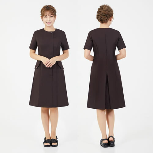 代引っ張ること不可 Lin de Lin リンデリン 衣裳 LDL-1403 色つや：赤銅色、黒いこと、皮膚軟化剤 エステ用ユニフォーム エステ制服