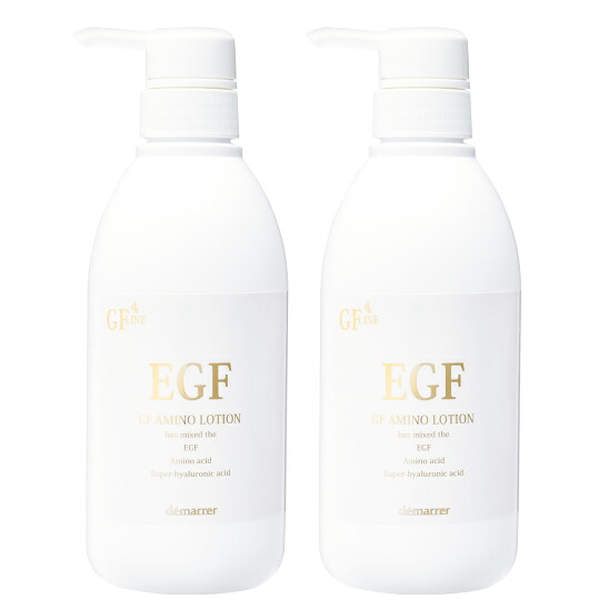 【2本セット】デマレ GFアミノローション 500mL×2本 業務用 ヒアルロン酸 化粧水 ローション エイジングケア ハリ 保湿 EGF様成分 イージーエフ グロスファクター様成分 成長因子様成分 demarrer 正規品 30代 40代 50代 60代 母の日 送料無料