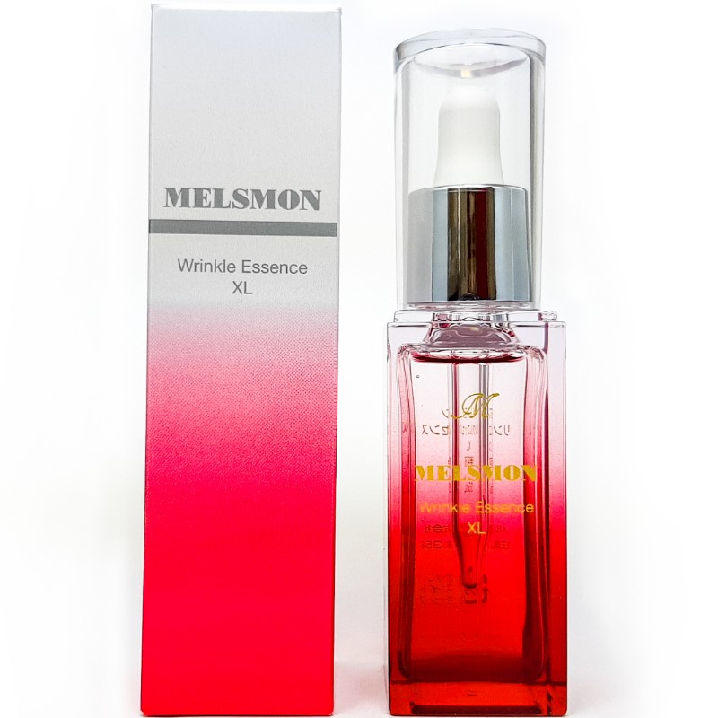 メルスモン リンクルエッセンスXL 35mL 美容液 シワ 小じわ マリオネットライン ゴルゴライン ほうれい線 ネックライン ハリ 弾力 保湿 プラセンタ エラスチン セラミド メルスモン製薬 正規品 送料無料｜エステ・サプライ