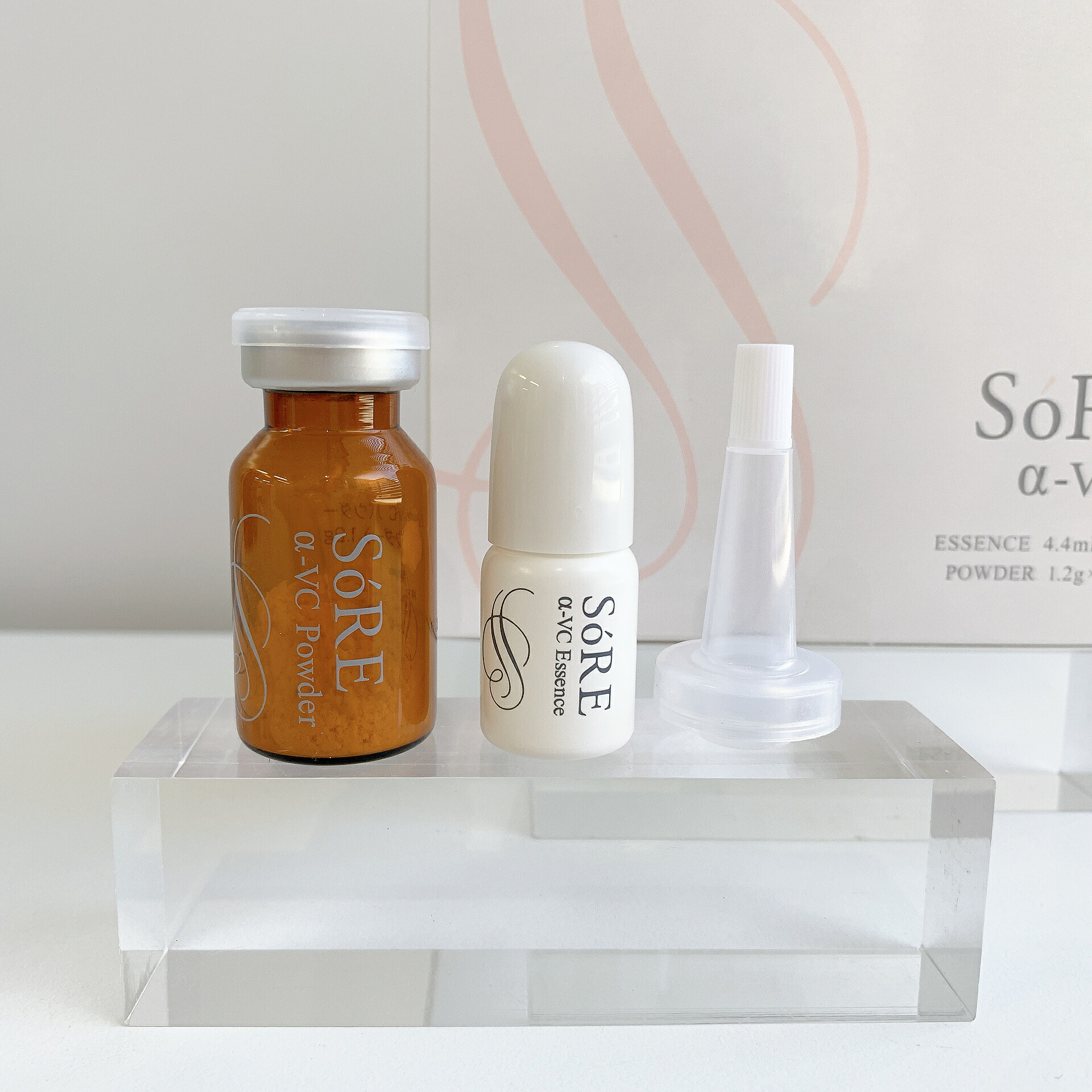 UTP SoRE ソレ α-VC エッセンス 4.4ml パウダー1.2g 各3本 SoREスペシャルケア 複合型ビタミンC美容液 美容液 サロン専売品 株式会社UTP 正規品【送料無料/沖縄・離島除く】